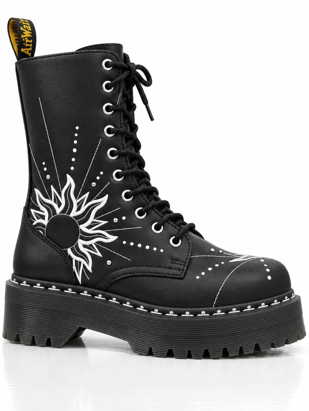 Dr. Martens Jadon Hi Solar Flare Platform Boots Womens Size 12 Fits Men's 11 NEW